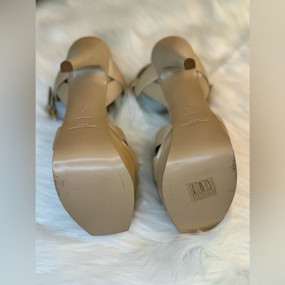 YSL Saint Laurent Tribute Platform Sandal Heel 105 - Picture 13 of 16